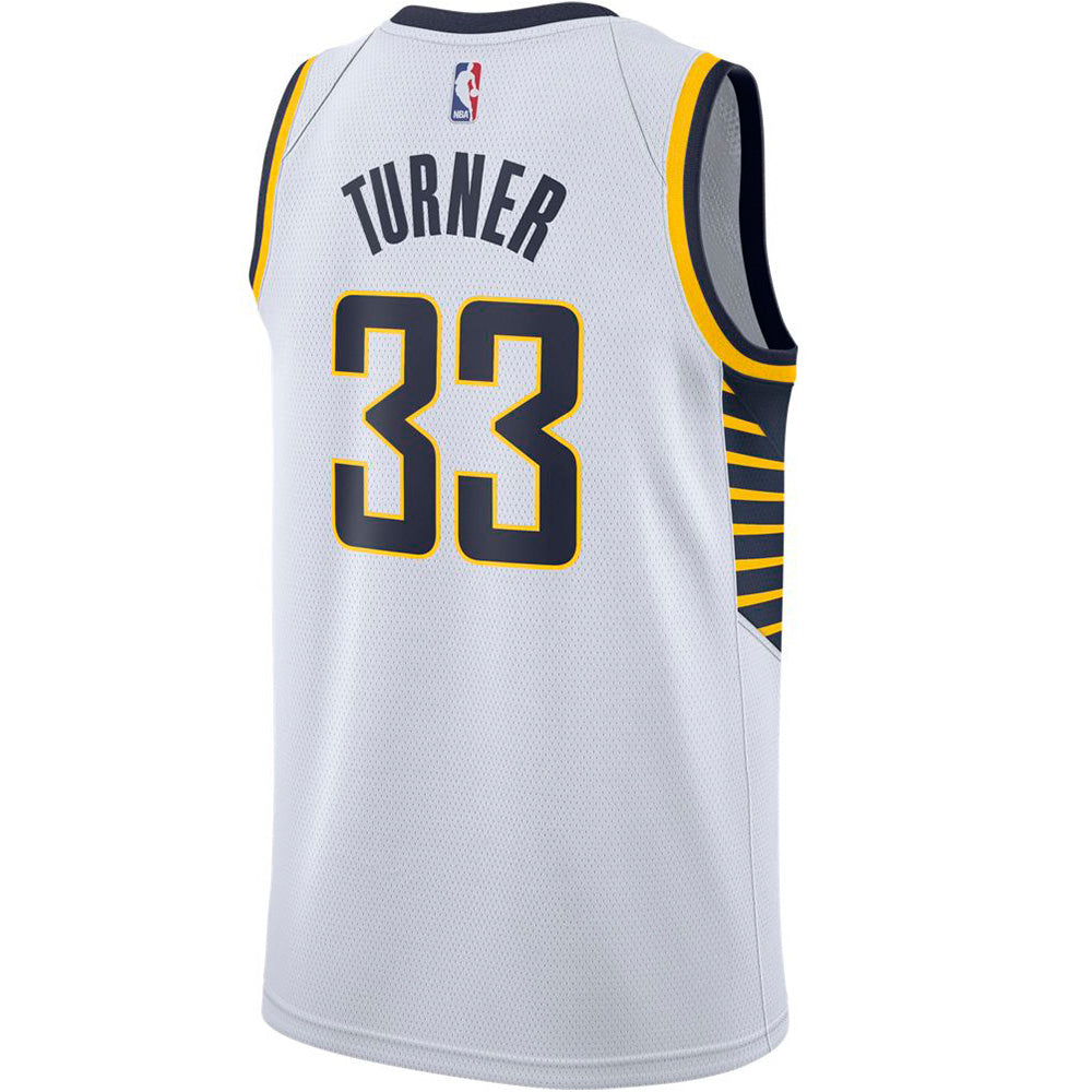 Adult Indiana Pacers #33 Myles Turner Association Swingman Jersey by Nike