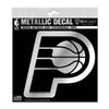 Indiana Pacers 6x6 Chrome Perfect Cut Decal by Wincraft