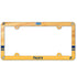 Indiana Pacers Full Color Auto Plate Frame by Wincraft in Gold - Front View
