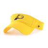 Adult Indiana Pacers Primary Logo Clean Up Visor in Gold by 47'