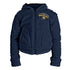 Youth Girls Indiana Pacers Sherpa Full Zip Fleece by New Era in Navy - Front View