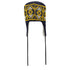 Adult Indiana Pacers Knit Trapper Hat by New Era In Blue, Gold & White - Back View
