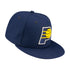Adult Indiana Pacers Primary Logo Core 59Fifty Hat by New Era In Blue - Angled Right Side View
