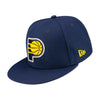 Adult Indiana Pacers Primary Logo Core 59Fifty Hat in Navy by New Era