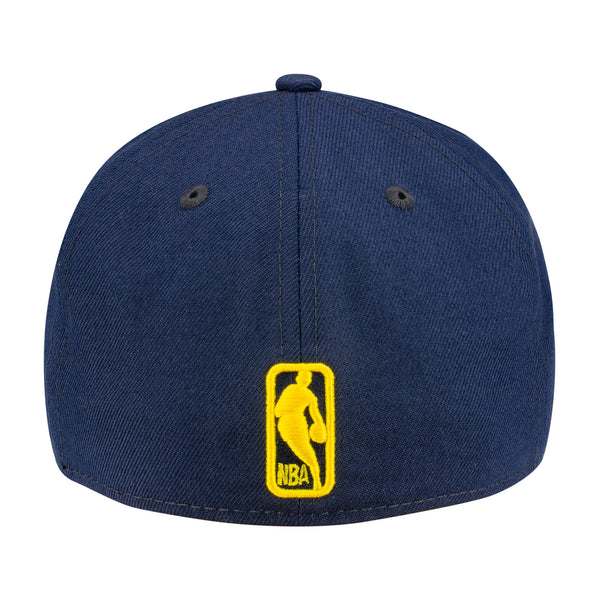 Adult Indiana Pacers Primary Logo Core 59Fifty Hat by New Era In Blue - Back View