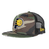 Adult Indiana Pacers Classic 9FIFTY Trucker Hat in Camo by New Era