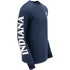 Adult Indiana Pacers Est. LXVII Long Sleeve T-shirt by New Era In Blue - Right Side View
