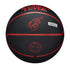 Indiana Fever Rebel Full Size Basketball by Wilson In Black & Red - Alternate Back View