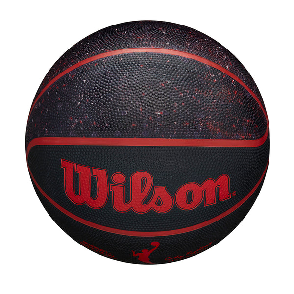 Indiana Fever Rebel Full Size Basketball by Wilson In Black & Red - Back View