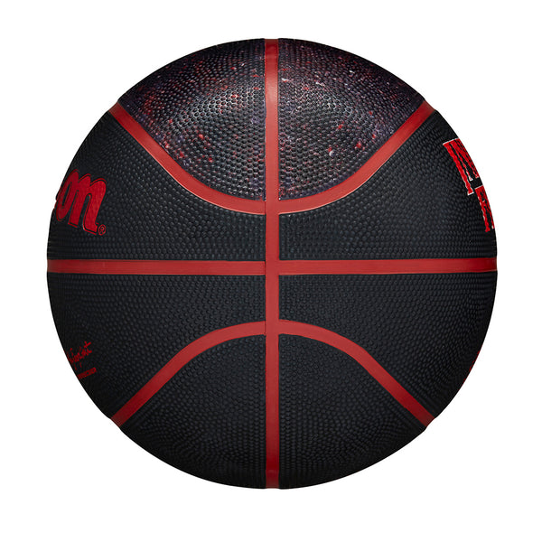 Indiana Fever Rebel Full Size Basketball by Wilson In Black & Red - Right Side View