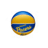 Indiana Pacers Team Retro Mini Basketball by Wilson In Blue & Gold - Back View