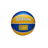 Indiana Pacers Team Retro Mini Basketball by Wilson In Blue & Gold - Back View 2