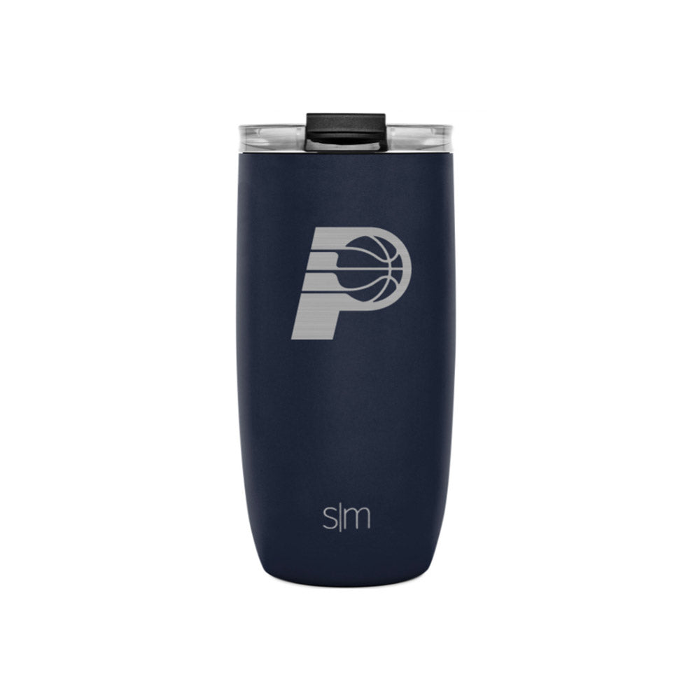 Indiana Pacers Primary Logo 16oz Voyager Tumbler by Simple Modern