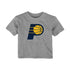 Infant Indiana Pacers Short Sleeve Primary Logo T-shirt by Nike In Grey - Front View