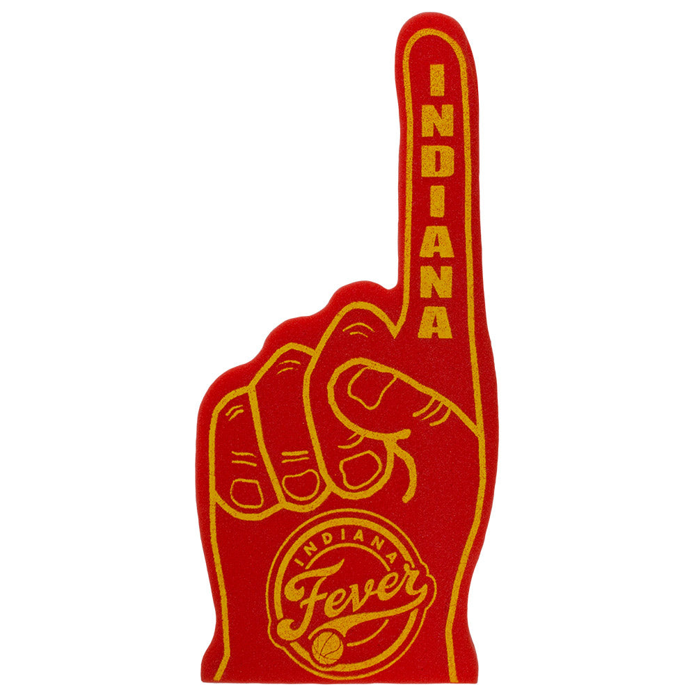 Indiana Fever Foam Finger in Red - Front View
