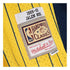 Indiana Pacers Jalen Rose Hardwood Classic Pinstripe Jersey by Mitchell & Ness in Gold - Tag