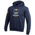 Pacers Gaming Champion Hooded Fleece in Navy - Front View